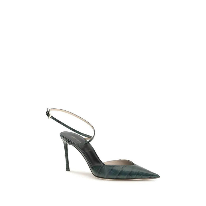 Tom Ford Sample Sale | Tom Ford Bicolor Calf Leather Bos Taurus High Heel Pumps - | Designer outlet