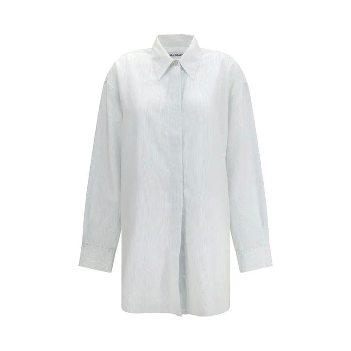 Our Legacy Sample Sale | Our Legacy White Modal Pattern Shirt - | Designer outlet
