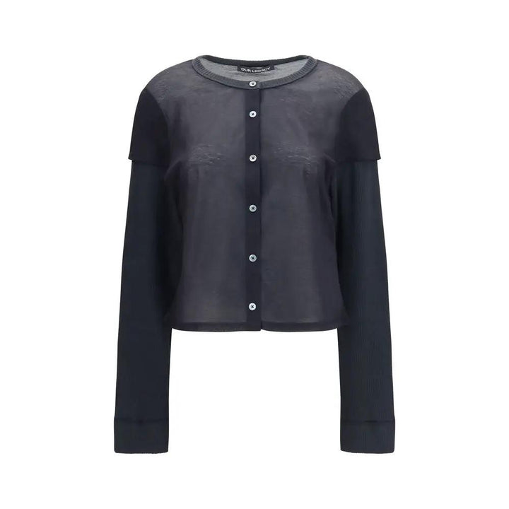 Our Legacy Sample Sale | Our Legacy Black Cotton Cardigan - | Designer outlet