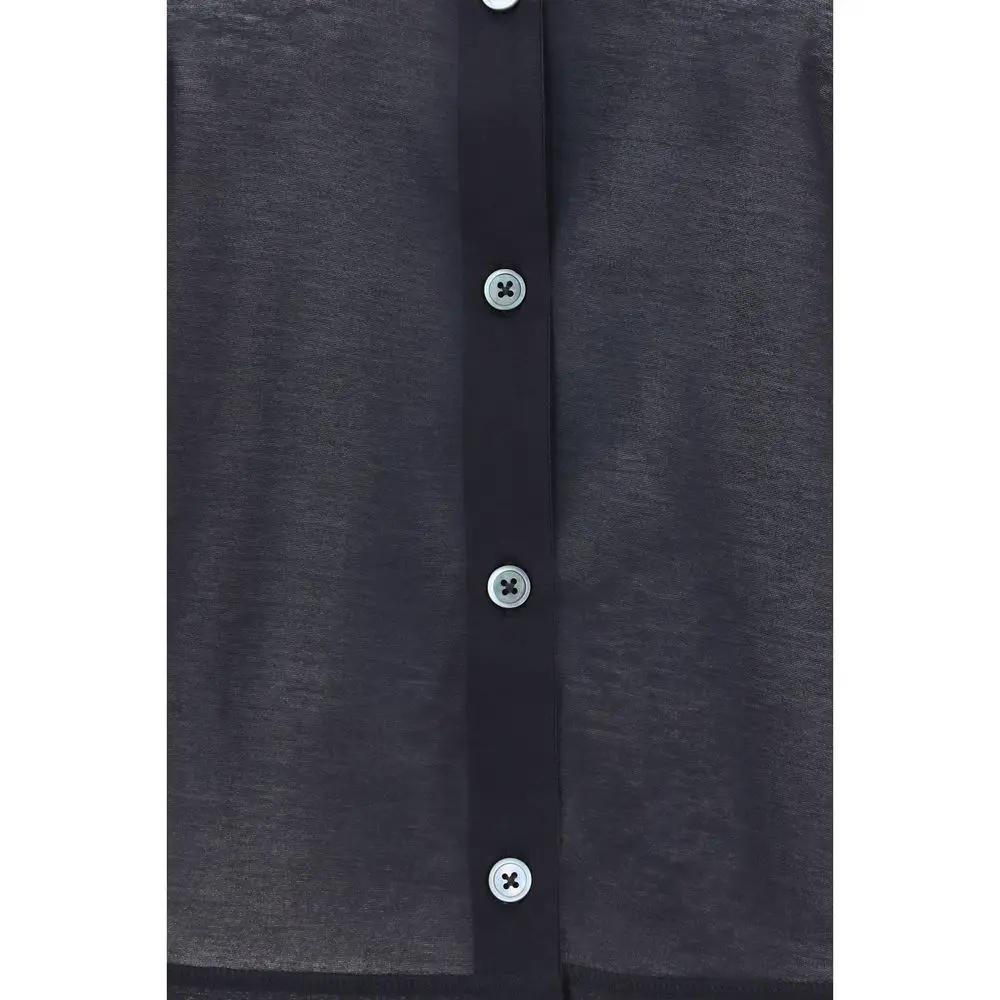 Our Legacy Sample Sale | Our Legacy Black Cotton Cardigan - | Designer outlet