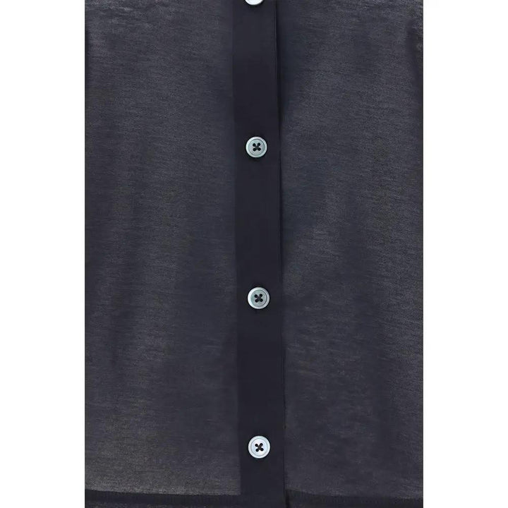 Our Legacy Sample Sale | Our Legacy Black Cotton Cardigan - | Designer outlet