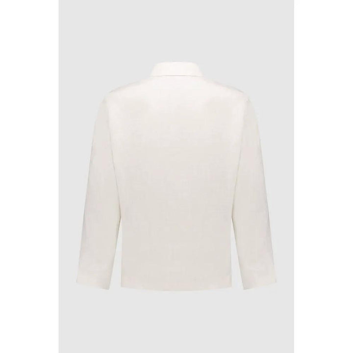Autore Sample Sale | Autore Beige Linen Full-Length Jacket - | Designer outlet