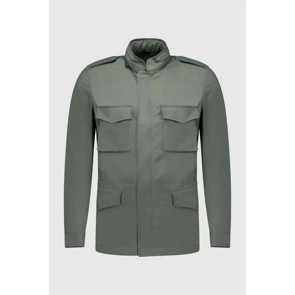 Autore Sample Sale | Autore Green Cotton Full-Length Jacket - | Designer outlet