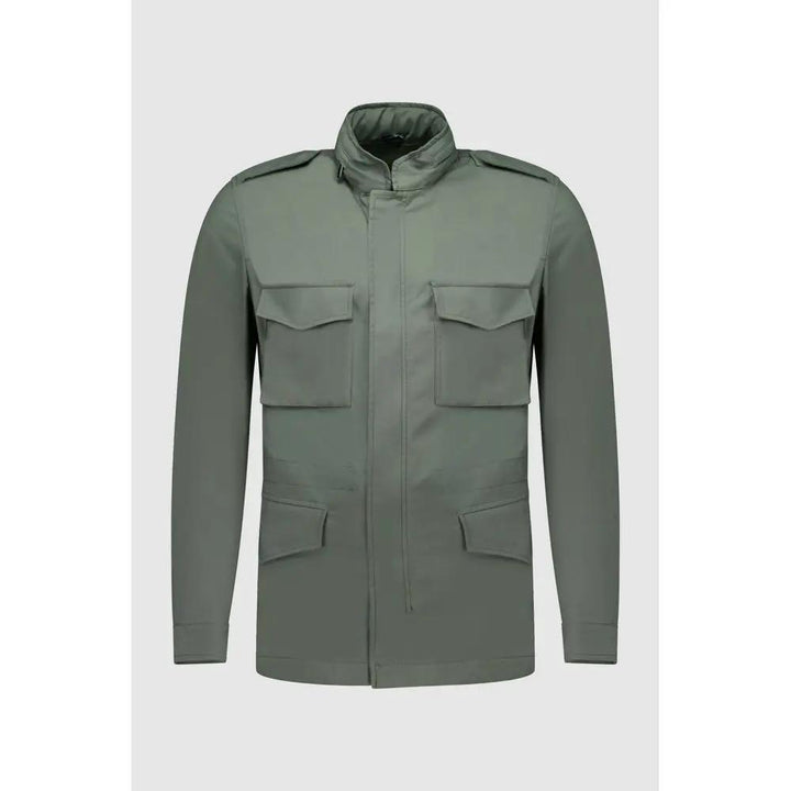 Autore Sample Sale | Autore Green Cotton Full-Length Jacket - | Designer outlet