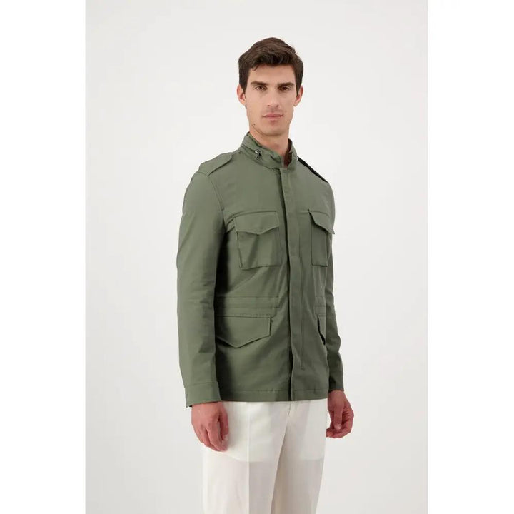 Autore Sample Sale | Autore Green Cotton Full-Length Jacket - | Designer outlet