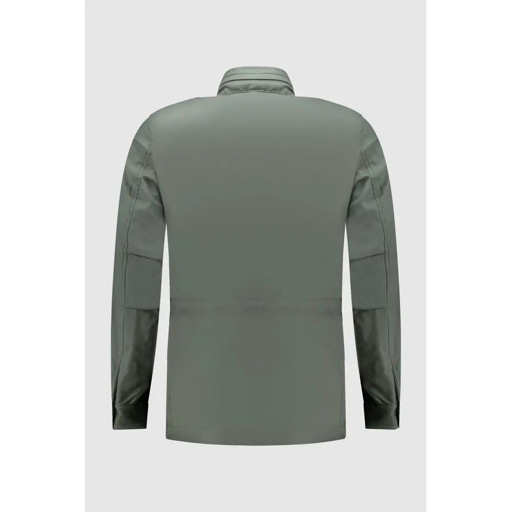 Autore Sample Sale | Autore Green Cotton Full-Length Jacket - | Designer outlet