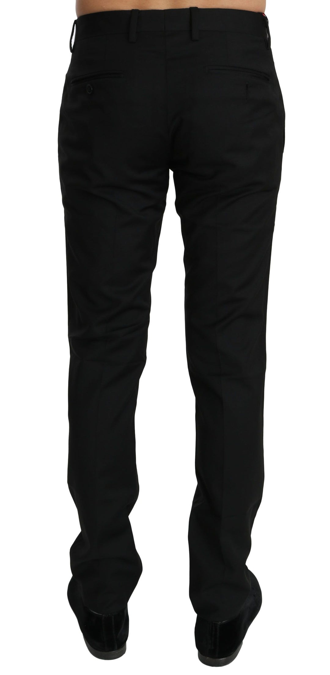 Dolce &amp; Gabbana Sample Sale Dolce &amp; Gabbana Black Dress Formal Trouser Mens Wool Pants - | Designer outlet