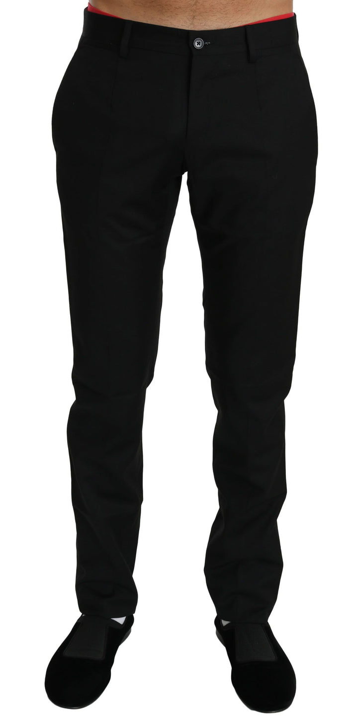 Dolce &amp; Gabbana Sample Sale Dolce &amp; Gabbana Black Dress Formal Trouser Mens Wool Pants - | Designer outlet