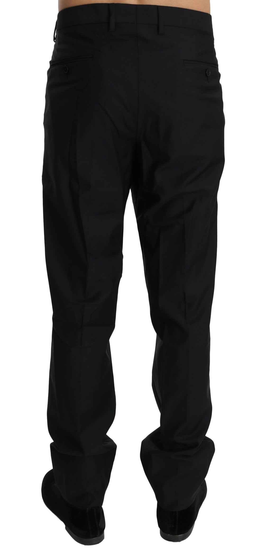 Dolce &amp; Gabbana Sample Sale Dolce &amp; Gabbana Black Dress Formal Trouser Men Wool Pants - | Designer outlet