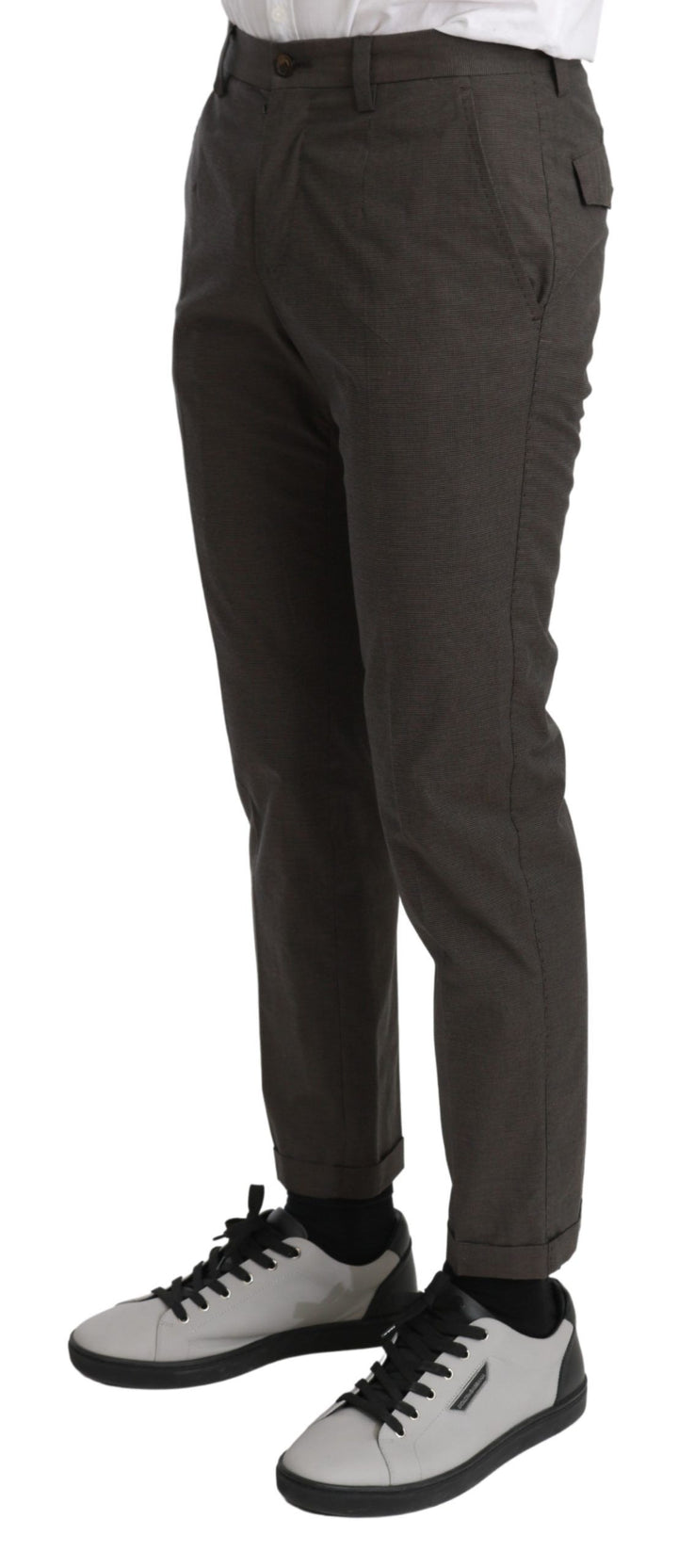 Dolce &amp; Gabbana Sample Sale Dolce &amp; Gabbana Brown Casual Mens Trouser 100% Cotton Pants - | Designer outlet
