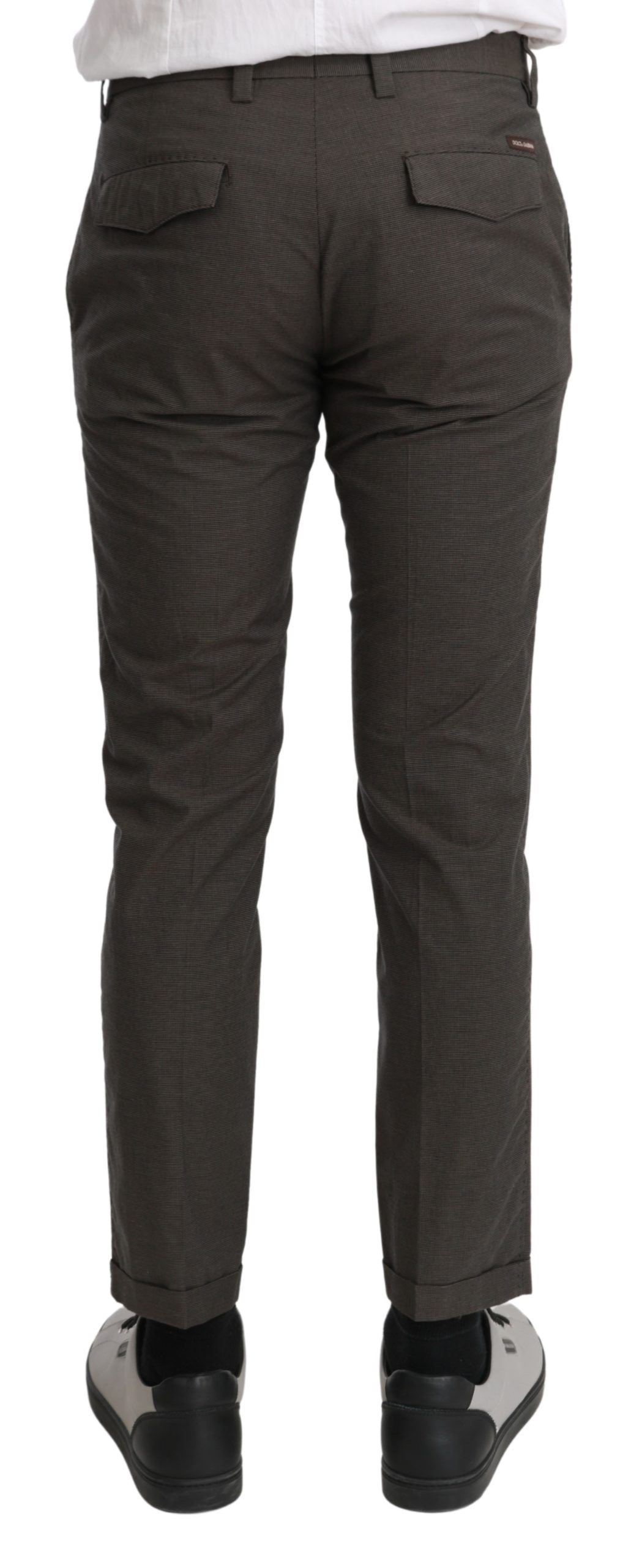 Dolce &amp; Gabbana Sample Sale Dolce &amp; Gabbana Brown Casual Mens Trouser 100% Cotton Pants - | Designer outlet