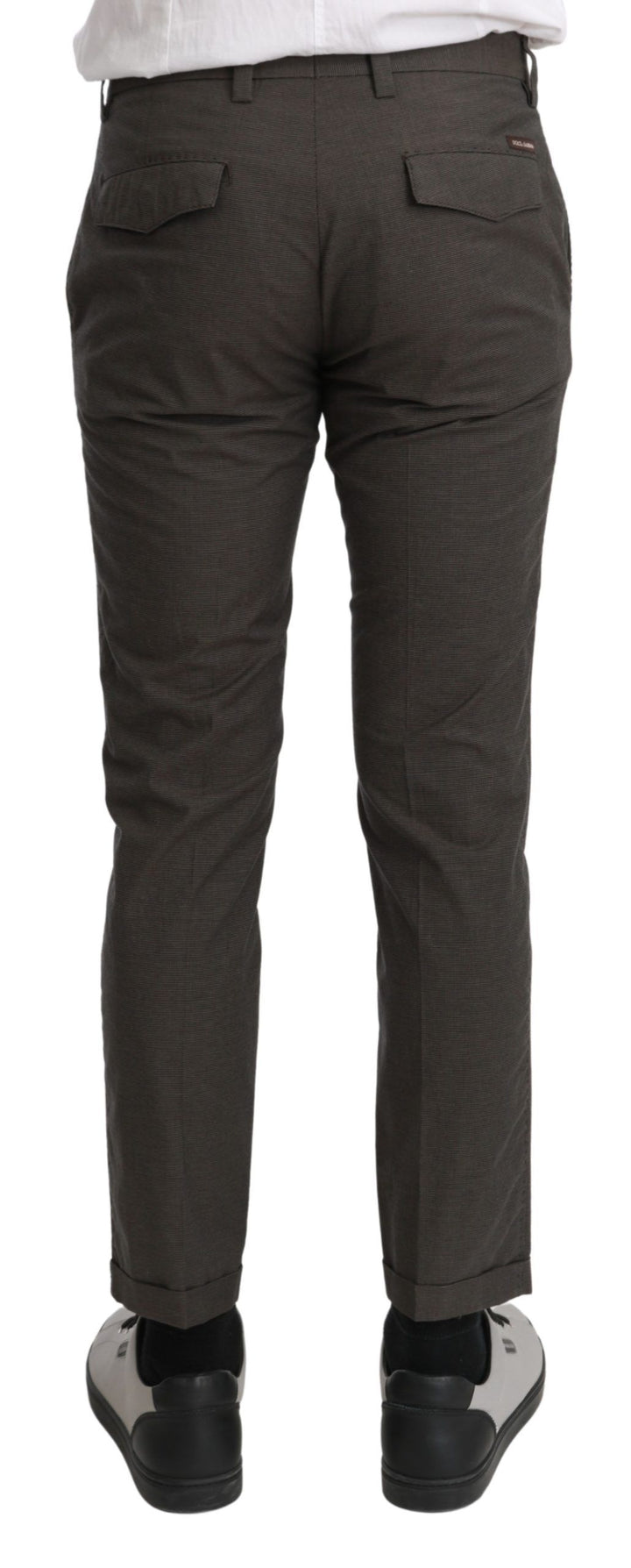 Dolce &amp; Gabbana Sample Sale Dolce &amp; Gabbana Brown Casual Mens Trouser 100% Cotton Pants - | Designer outlet