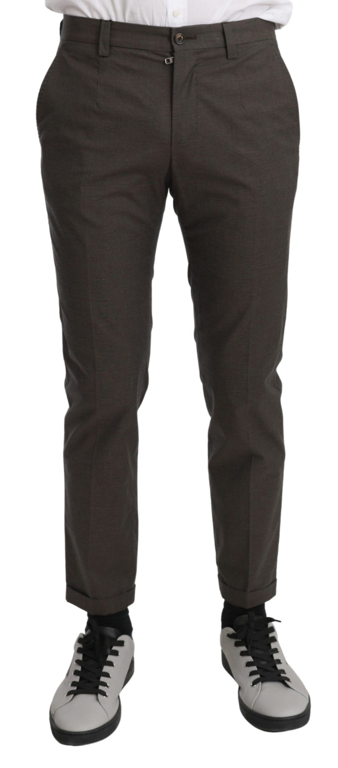 Dolce &amp; Gabbana Sample Sale Dolce &amp; Gabbana Brown Casual Mens Trouser 100% Cotton Pants - | Designer outlet
