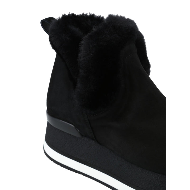 Hogan Faux Fur Trim Booties