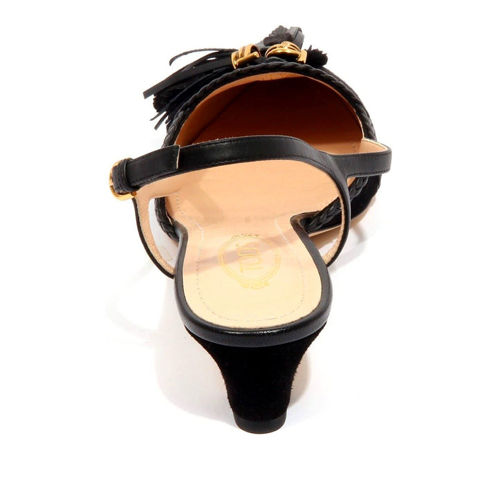 Tod's Cuoio T35 Leather Sandals