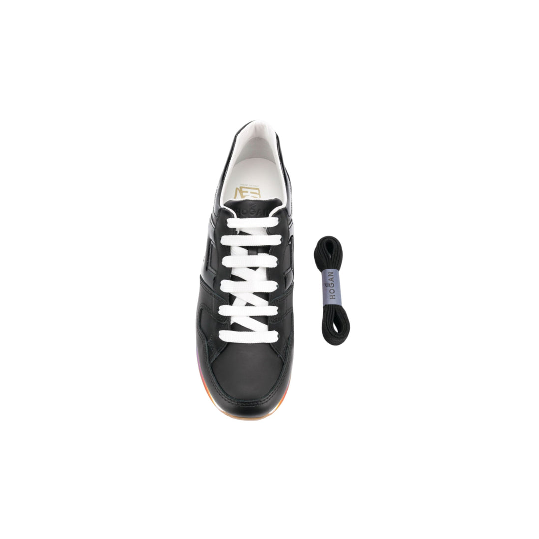 Hogan H421 Micro Rainbow Platform Sneakers