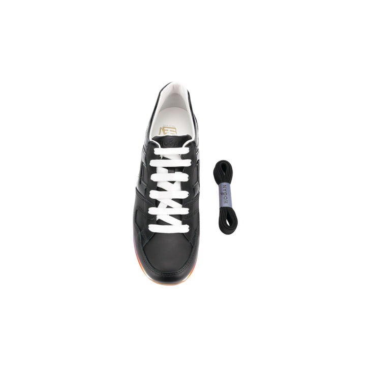 Hogan H421 Micro Rainbow Platform Sneakers
