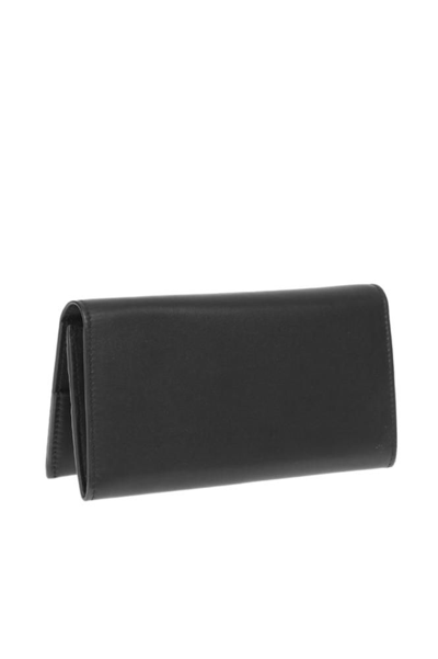 Bottega Veneta Black Leather Wallet