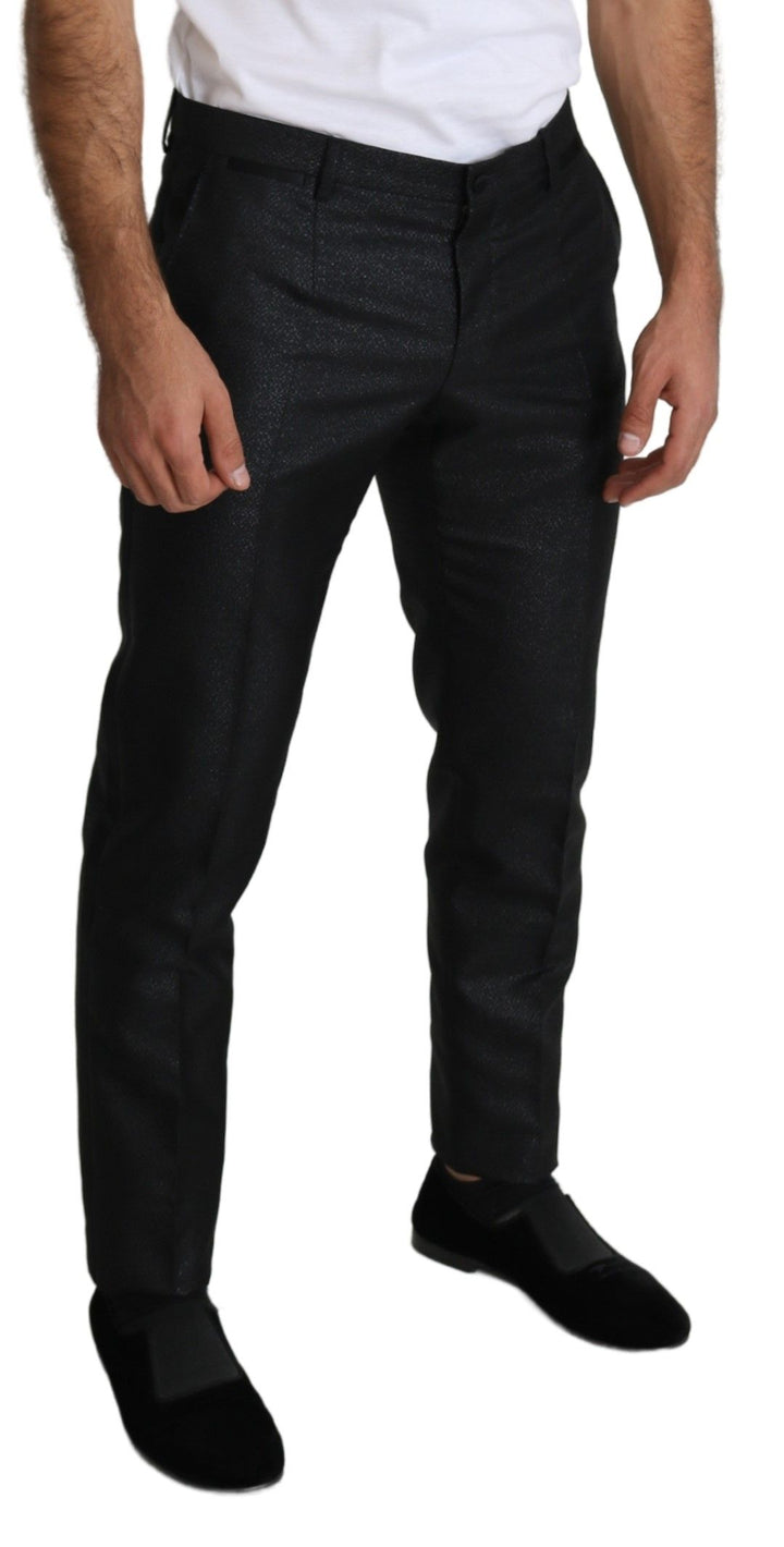 Dolce &amp; Gabbana Black Metallic Skinny Trouser Dress by Dolce &amp; Gabbana outlet now on sale