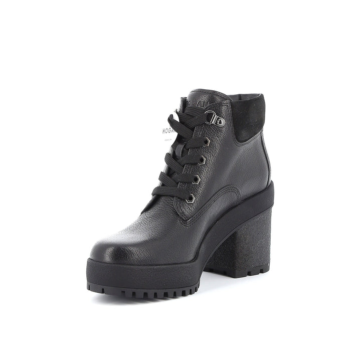 Hogan H475 Grained Leather Ankle Boots