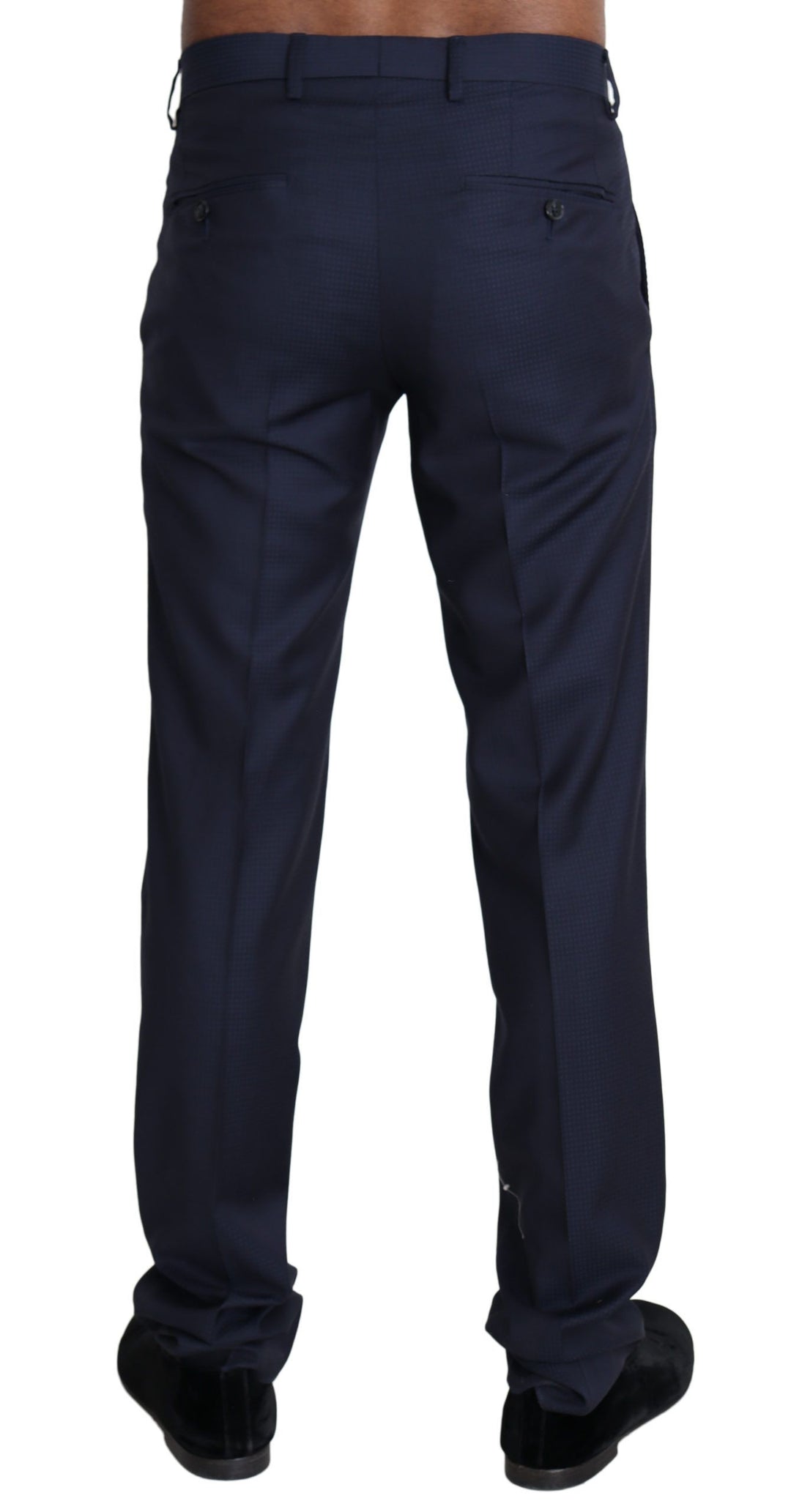 Dolce &amp; Gabbana Sample Sale Dolce &amp; Gabbana Navy Blue Dress Formal Men Trouser Pants - | Designer outlet