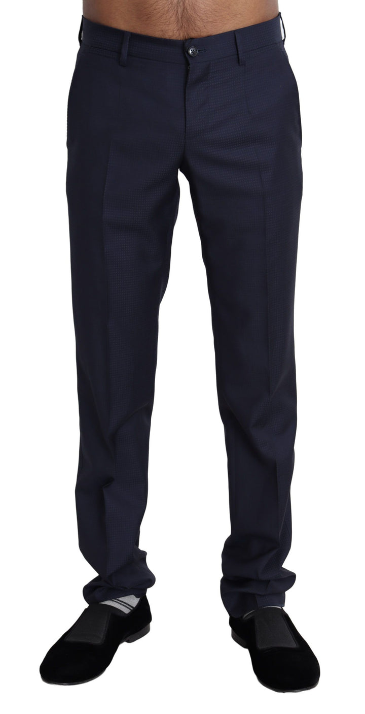 Dolce &amp; Gabbana Sample Sale Dolce &amp; Gabbana Navy Blue Dress Formal Men Trouser Pants - | Designer outlet