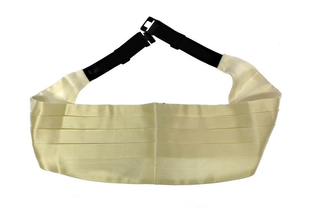 Dolce &amp; Gabbana Sample Sale Dolce &amp; Gabbana White Waist Silk Cummerbund Belt - | Designer outlet
