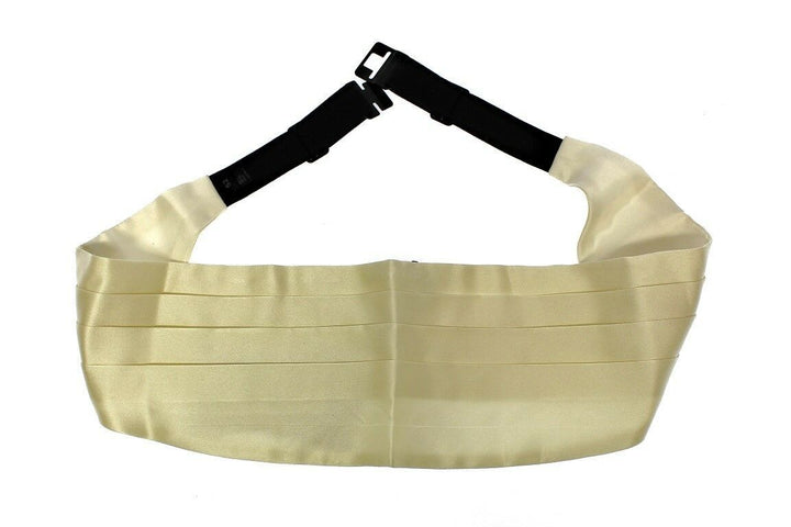 Dolce &amp; Gabbana Sample Sale Dolce &amp; Gabbana White Waist Silk Cummerbund Belt - | Designer outlet