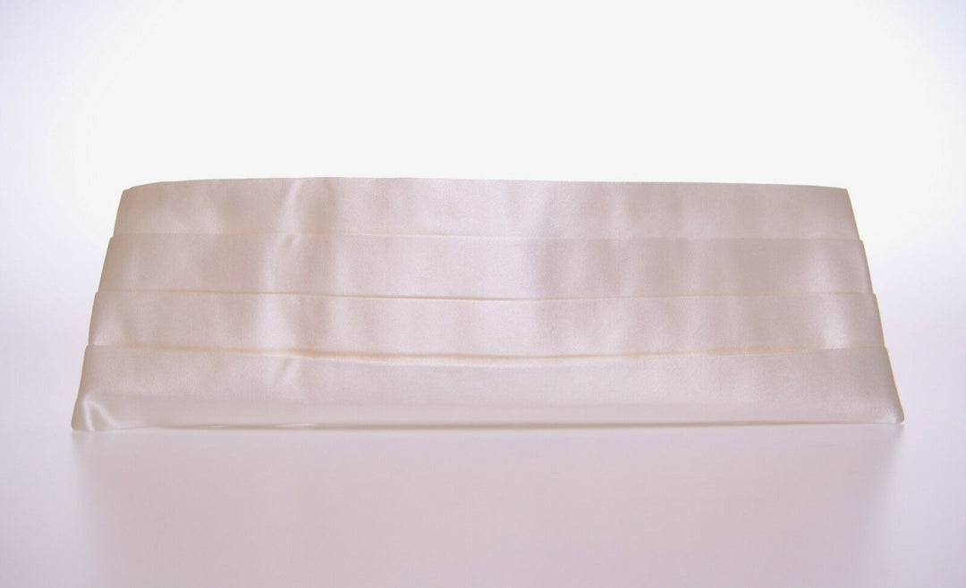 Dolce &amp; Gabbana Sample Sale Dolce &amp; Gabbana White Waist Tuxedo Smoking Belt Cummerbund - | Designer outlet
