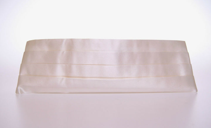 Dolce &amp; Gabbana Sample Sale Dolce &amp; Gabbana White Waist Tuxedo Smoking Belt Cummerbund - | Designer outlet