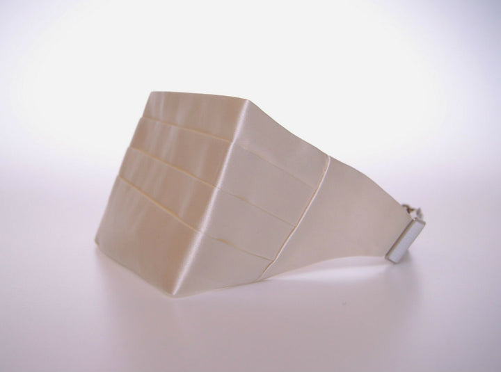 Dolce &amp; Gabbana Sample Sale Dolce &amp; Gabbana White Waist Tuxedo Smoking Belt Cummerbund - | Designer outlet