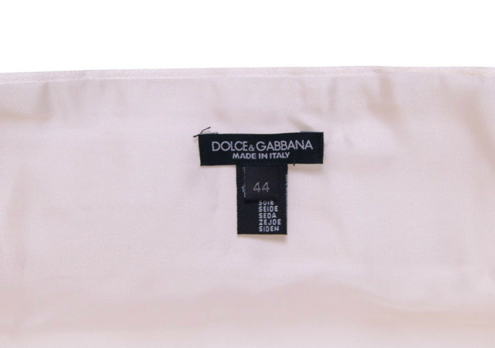 Dolce &amp; Gabbana Sample Sale Dolce &amp; Gabbana White Waist Tuxedo Smoking Belt Cummerbund - | Designer outlet