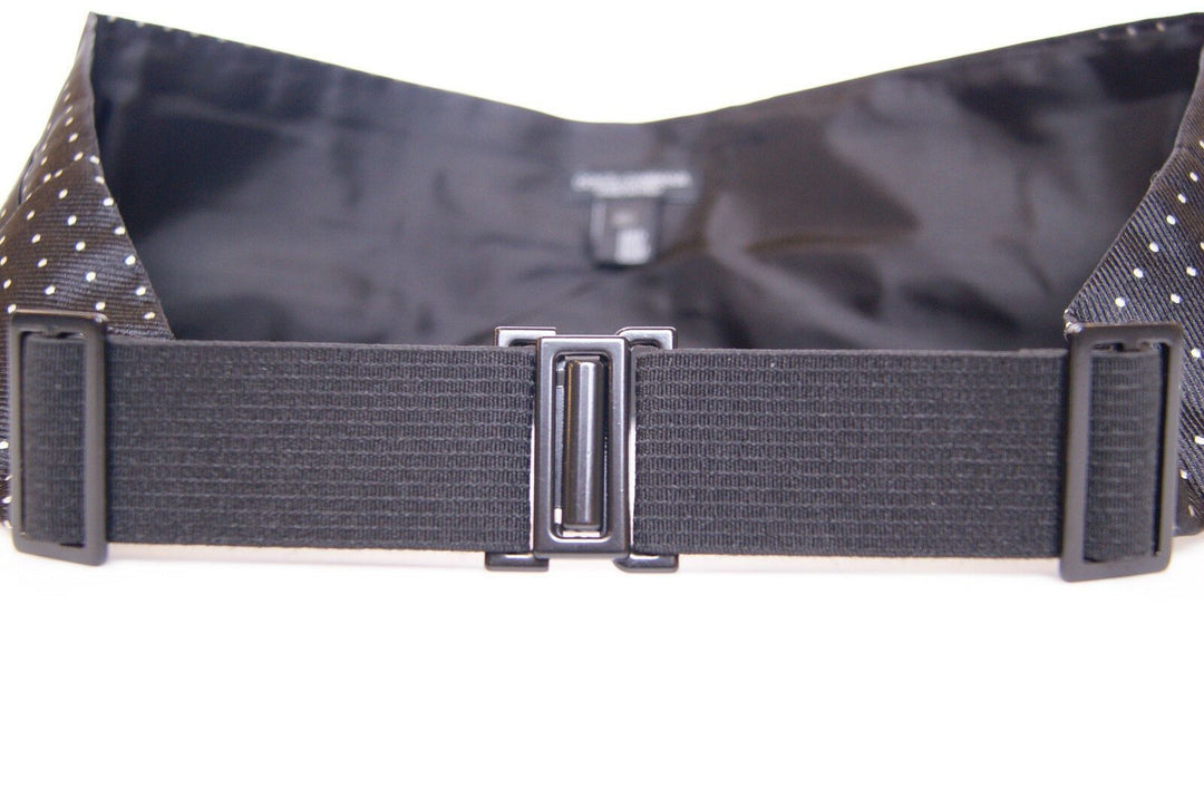 Dolce &amp; Gabbana Sample Sale Dolce &amp; Gabbana Black Waist Smoking Tuxedo Cummerbund Belt - | Designer outlet