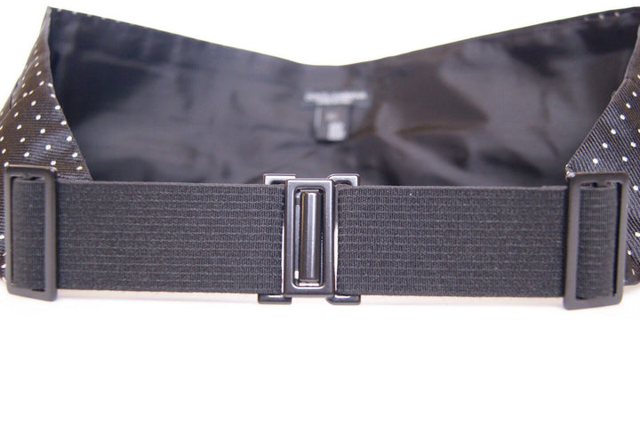Dolce &amp; Gabbana Sample Sale Dolce &amp; Gabbana Black Waist Smoking Tuxedo Cummerbund Belt - | Designer outlet