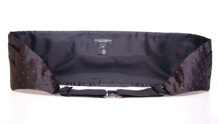 Dolce &amp; Gabbana Sample Sale Dolce &amp; Gabbana Black Waist Tuxedo Smoking Belt Cummerbund - | Designer outlet