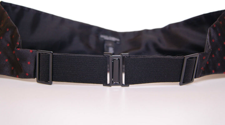 Dolce &amp; Gabbana Sample Sale Dolce &amp; Gabbana Black Waist Tuxedo Smoking Belt Cummerbund - | Designer outlet