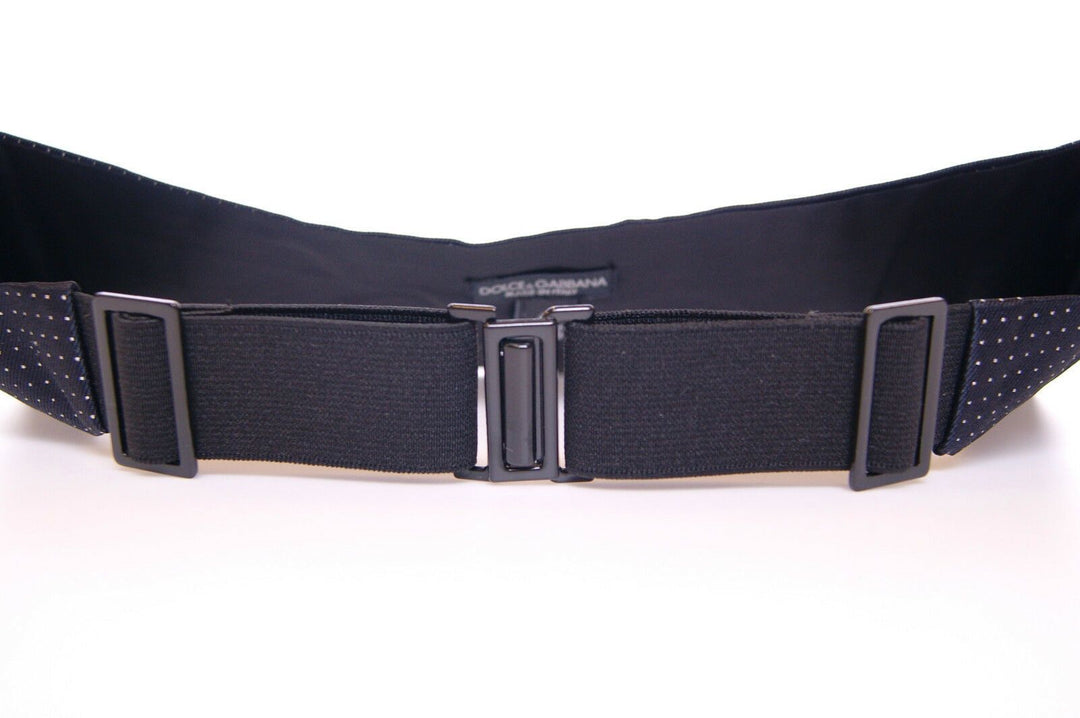 Dolce &amp; Gabbana Blue Waist Smoking Tuxedo Cummerbund Belt by Dolce &amp; Gabbana outlet now on sale