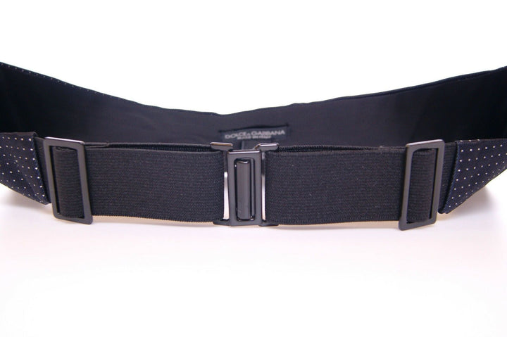 Dolce &amp; Gabbana Blue Waist Smoking Tuxedo Cummerbund Belt by Dolce &amp; Gabbana outlet now on sale