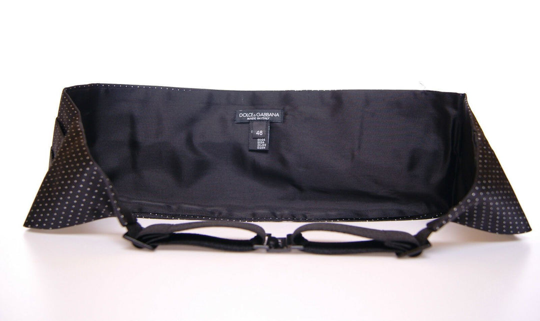 Dolce &amp; Gabbana Black Waist Smoking Tuxedo Cummerbund Belt by Dolce &amp; Gabbana outlet now on sale