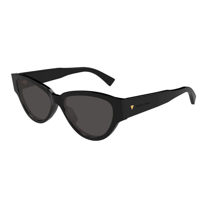 Bottega Veneta Sunglasses Cat Eye Full Rim, Black Frame and Grey Lens BV1319S001