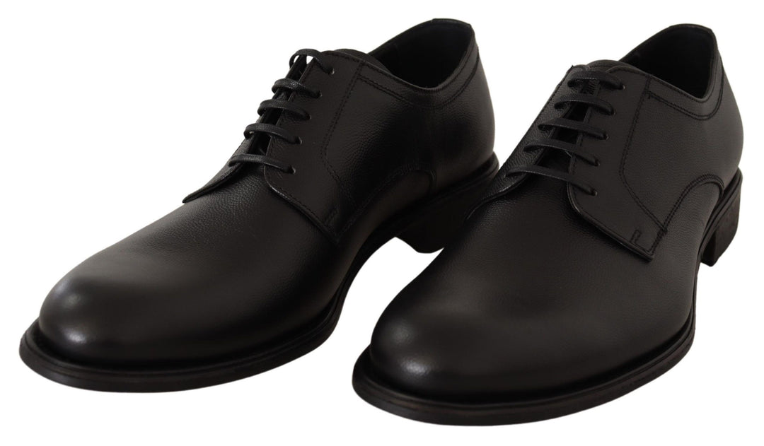 Dolce & Gabbana Sample Sale Dolce & Gabbana Black Leather Lace Up Mens Formal Derby Shoes - | Designer outlet