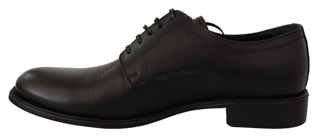 Dolce & Gabbana Sample Sale Dolce & Gabbana Black Leather Lace Up Mens Formal Derby Shoes - | Designer outlet