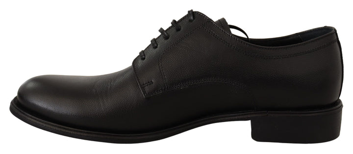 Dolce & Gabbana Sample Sale Dolce & Gabbana Black Leather Lace Up Mens Formal Derby Shoes - | Designer outlet
