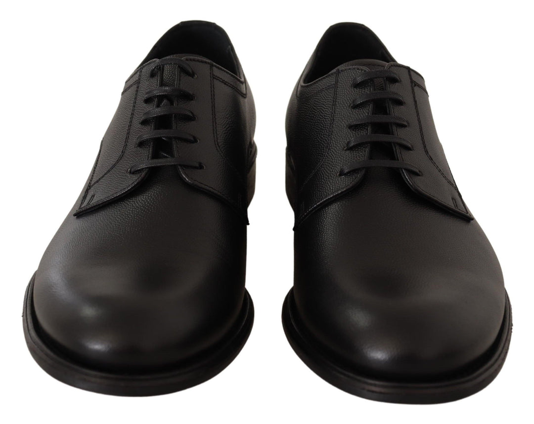 Dolce & Gabbana Sample Sale Dolce & Gabbana Black Leather Lace Up Mens Formal Derby Shoes - | Designer outlet