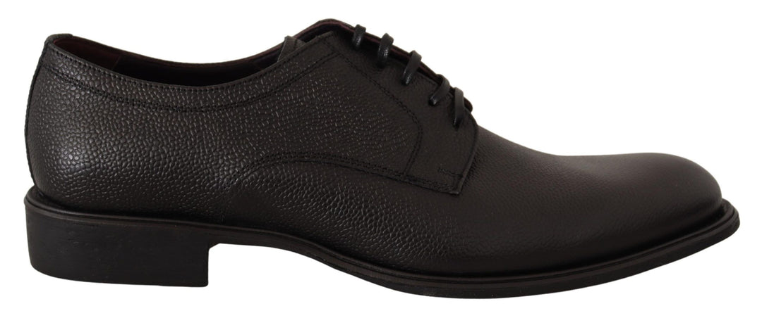 Dolce &amp; Gabbana Sample Sale Dolce &amp; Gabbana Black Leather Lace Up Mens Formal Derby Shoes - | Designer outlet