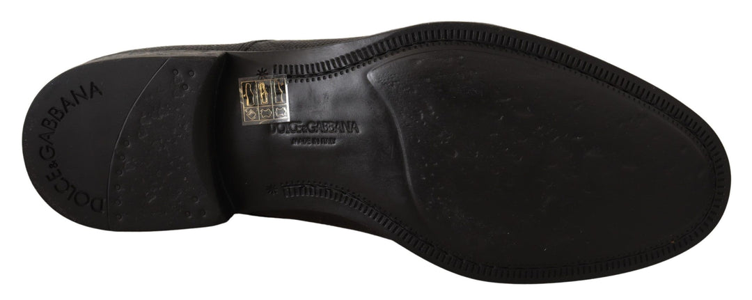 Dolce &amp; Gabbana Sample Sale Dolce &amp; Gabbana Black Leather Lace Up Mens Formal Derby Shoes - | Designer outlet