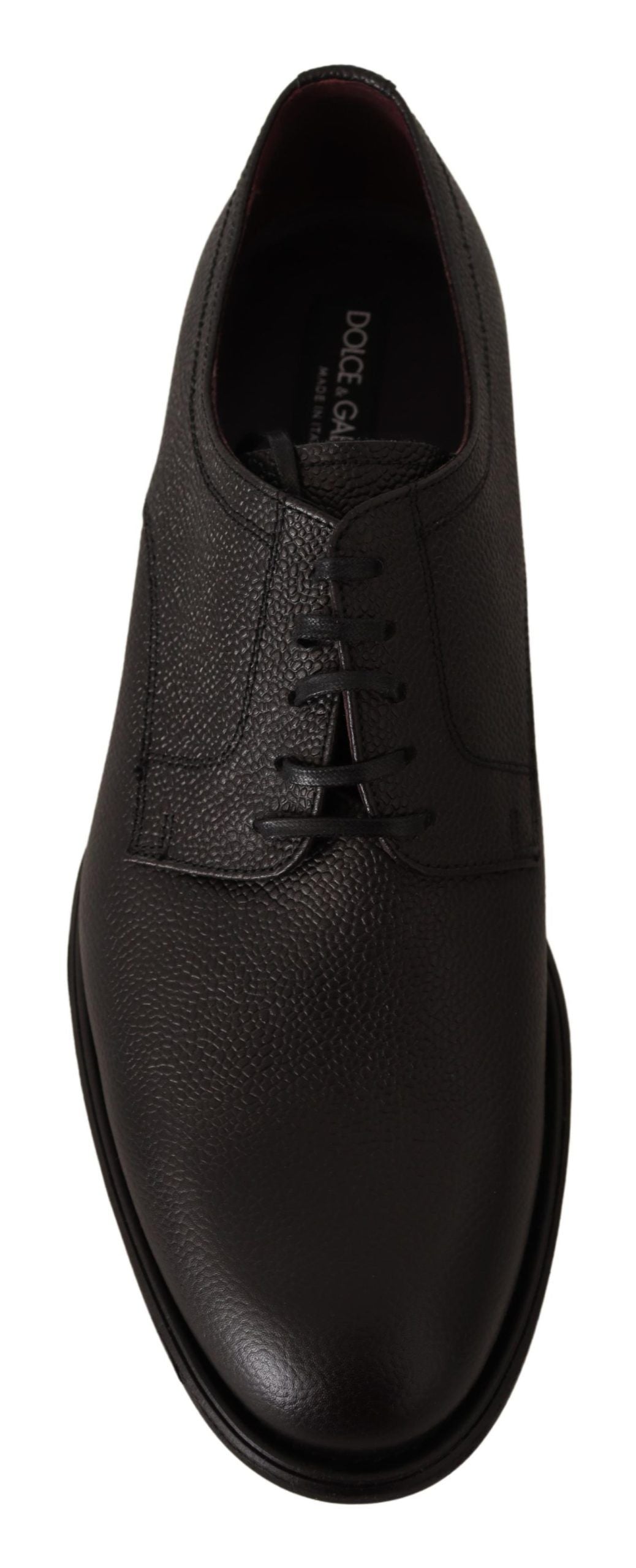 Dolce &amp; Gabbana Sample Sale Dolce &amp; Gabbana Black Leather Lace Up Mens Formal Derby Shoes - | Designer outlet