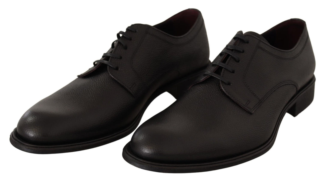 Dolce &amp; Gabbana Sample Sale Dolce &amp; Gabbana Black Leather Lace Up Mens Formal Derby Shoes - | Designer outlet