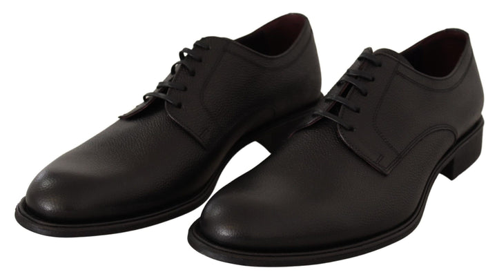 Dolce &amp; Gabbana Sample Sale Dolce &amp; Gabbana Black Leather Lace Up Mens Formal Derby Shoes - | Designer outlet