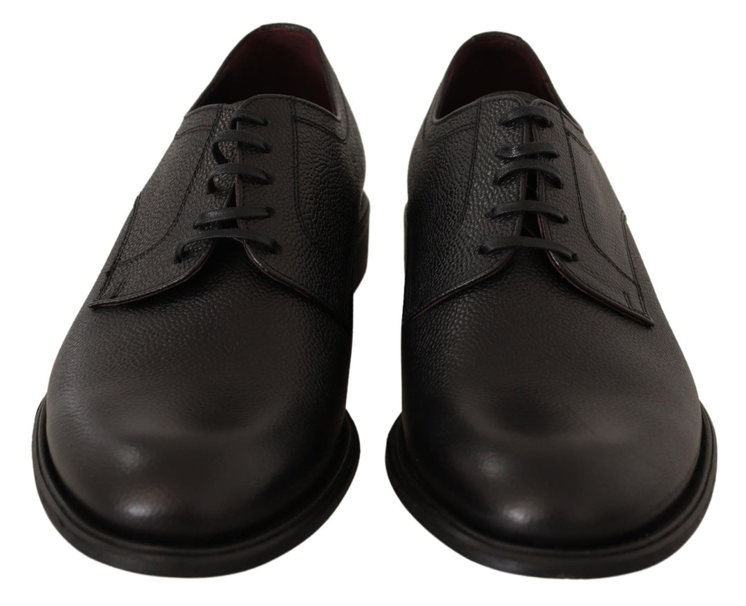 Dolce &amp; Gabbana Sample Sale Dolce &amp; Gabbana Black Leather Lace Up Mens Formal Derby Shoes - | Designer outlet
